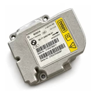Illustration du boîtier BMW Bosch airbag 65.77-3452166-01 / 0285010085 : 65.77-3452166-01-0285010085 / 65 . 77 - 3452166 - 01 - 0285010085.