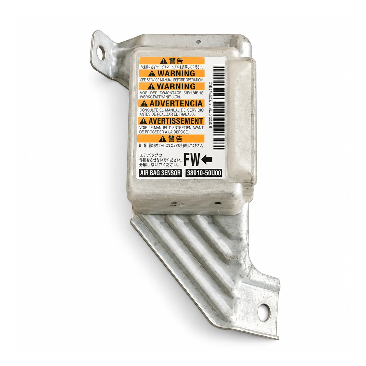 Ilustração do alojamento: Unidade de controle do saco de ar SRS Denso Suzuki — Parte n.o 38910-50U00 : 38910-50U00 / 38910 - 50U00.