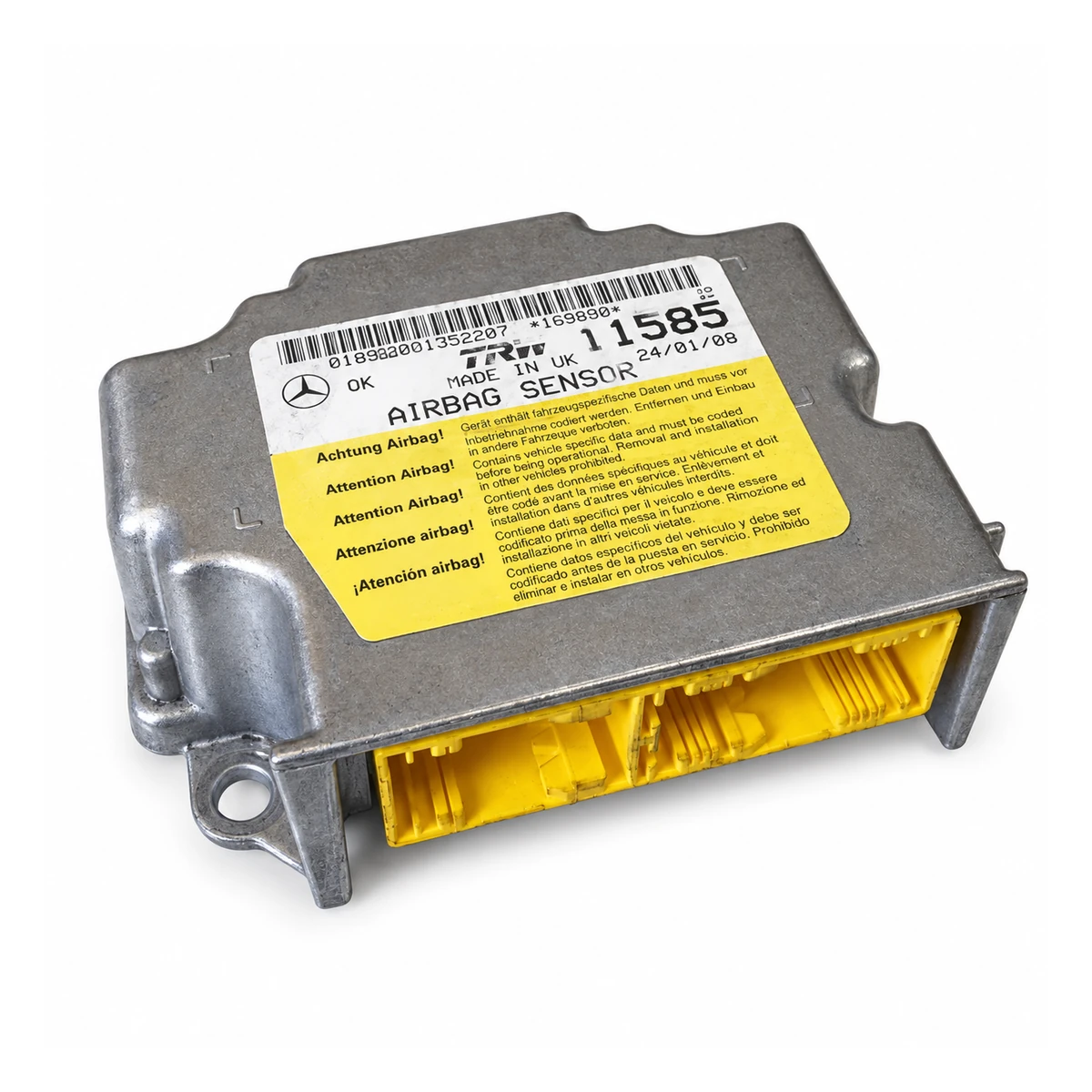 Illustration du boîtier Airbag Mercedes TRW A1698201585 : A1698201585 / A 169 820 15 85.