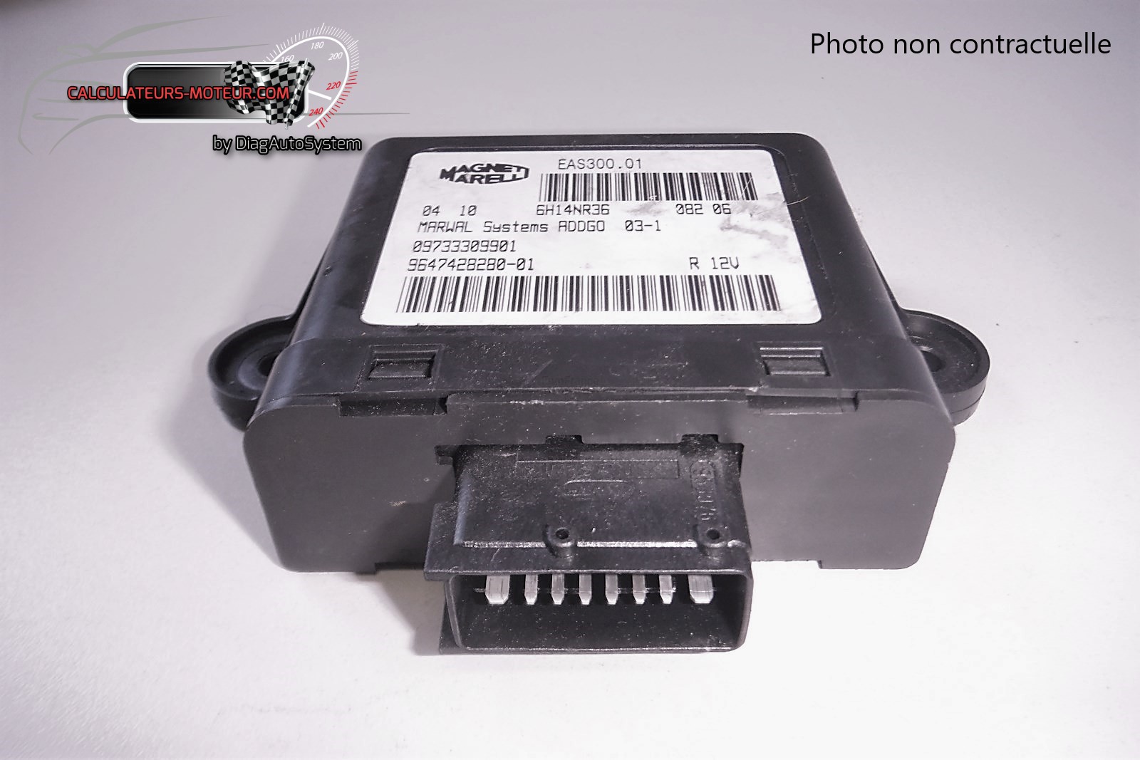 Boitier Relais de Pompe à Injection Magneti Marelli EAS100 Peugeot Citroen PSA — Réf. 9648282380-01-09733009904