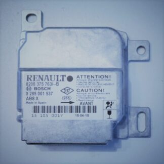 Calculateur Air Bag Bosch AB8.X Renault — Réf. 0285001537-8200375763