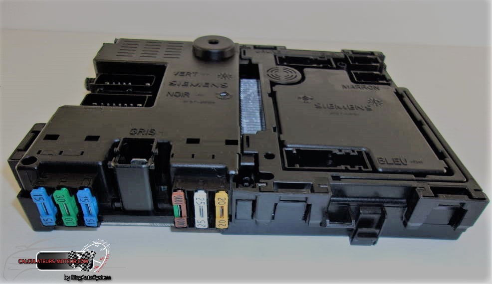 Calculateur BSI Siemens E01 Peugeot Citroen PSA — Réf. 9653667580-S118085320E-6580T3-6580T4