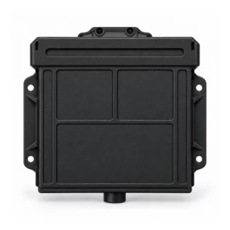 Housing Aisin — black shell, four side mounting points and a single connector — faithful illustration of the outer housing