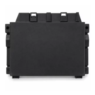 Illustration of the black transmission control unit housing Siemens EGS, front view with side mounting points.