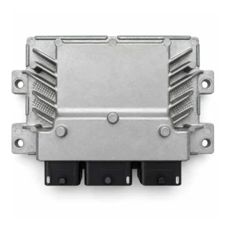 Gehäuse Continental EMS2102 — diagonale Kühlrippen und drei schwarze Steckanschlüsse — originalgetreue Darstellung des äußeren Gehäuses