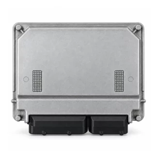 Housing Siemens Simos9.1 — two textured blocks and two smooth black connectors — faithful illustration of the outer housing