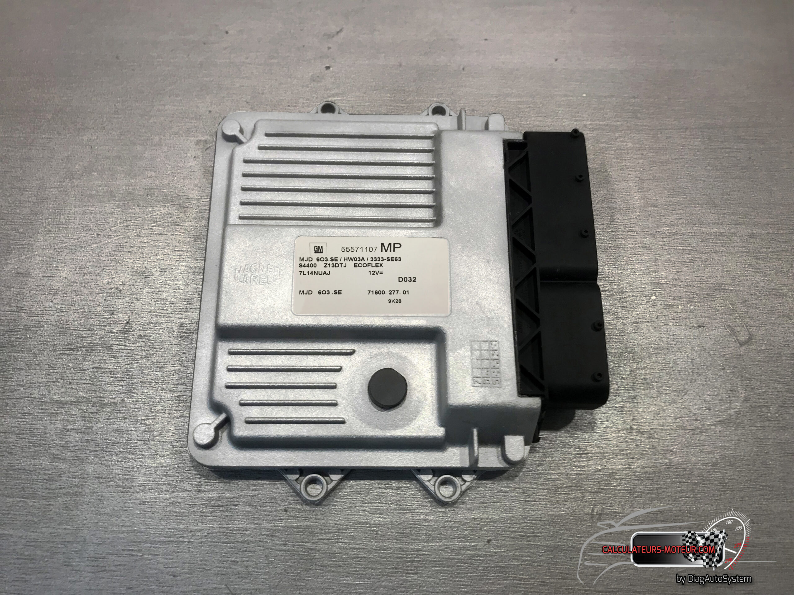 Calculateur moteur Magneti Marelli MJD 6O3.SE HW03A Opel 1.3CDTI — Réf. 55571107MP-MJD 603.SE/HW03A/3333-SE63