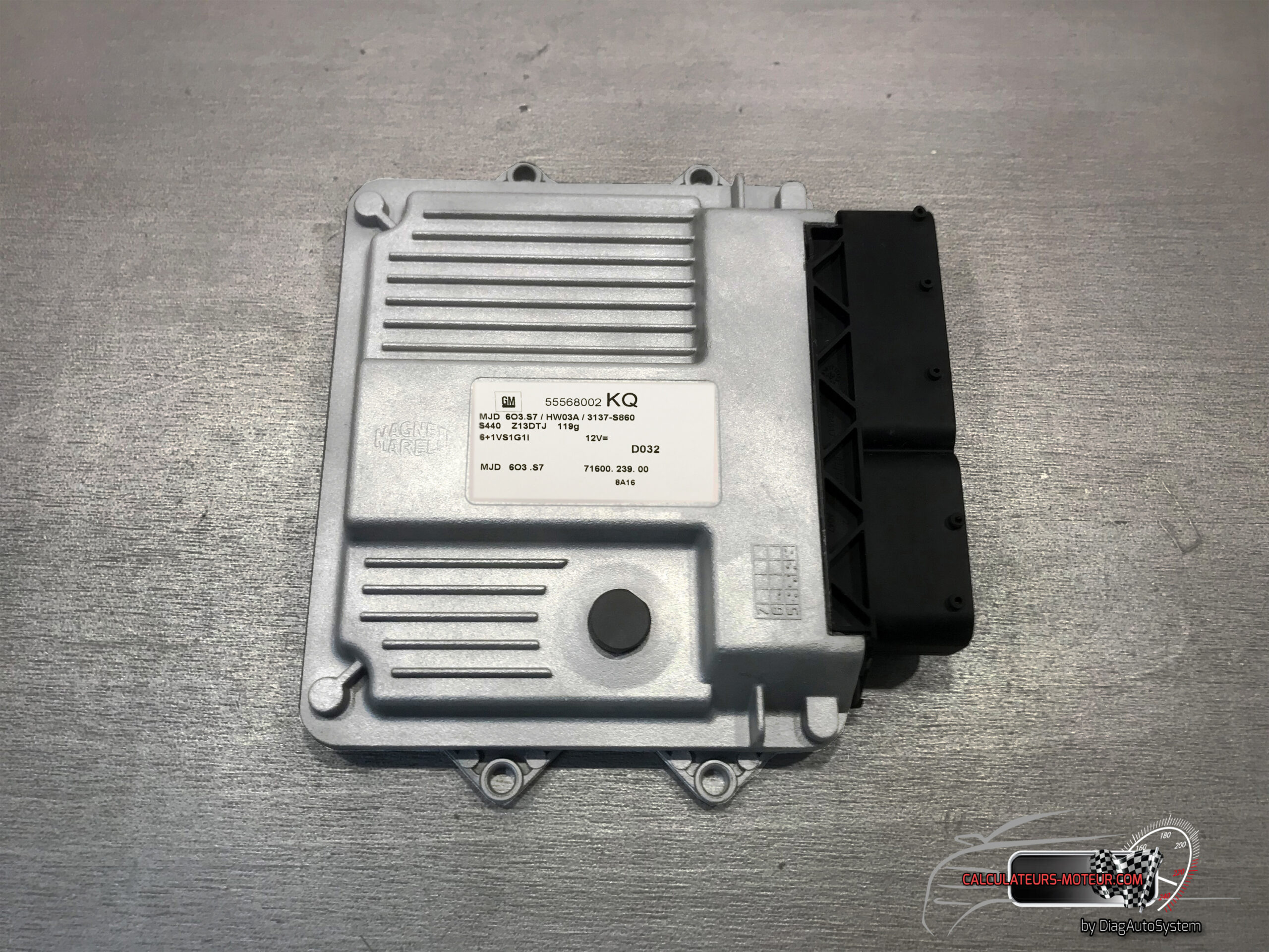 Calculateur moteur Magneti Marelli MJD 6O3.S7 Opel 1.3CDTI — Réf. 55568002KQ-MJD 6O3.S7/HW03A/3137-S860