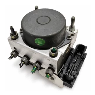 Illustration of the block ABS Renault Bosch 0265800559, with hydraulic block and control unit on a white background.